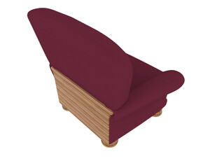 Lounge Chair  isolated on background. 3d rendering - illustration