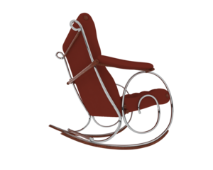 Lounge Chair  isolated on background. 3d rendering - illustration