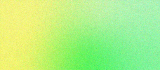Grainy banner background yellow green abstract retro grainy gradient background noise texture effect summer poster design