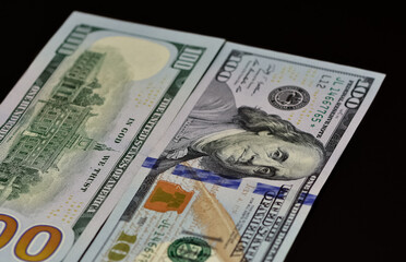 Images of banknotes of various countries. american dollar photos.