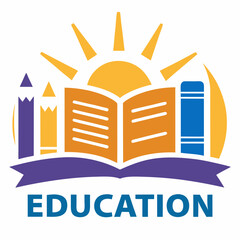 An educational vector logo