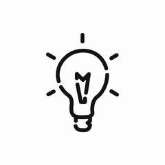 idea icon vector sign