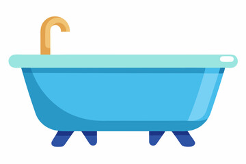 bath tub vector illustration