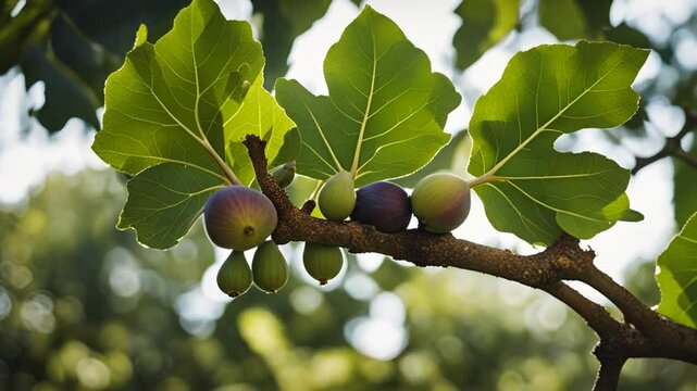 Figs on a fig tree.
