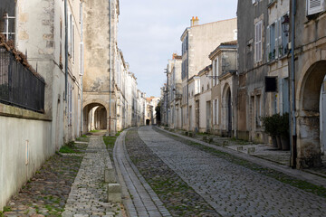 Obraz premium Historical architecture of La Rachelle. France