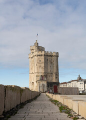 Historical architecture of La Rachelle. France