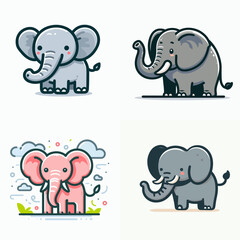 elephant vector illustration