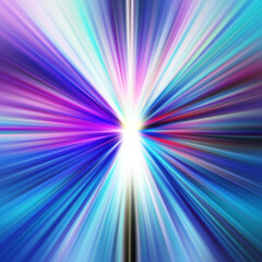 Obraz premium Colorful zoom motion effect. Abstract background. Color lines. Colored texture backdrop and banner. Multi color gradient pattern and textured wallpaper.