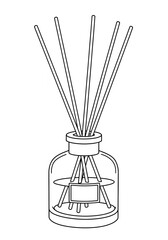 incense sticks sketch 