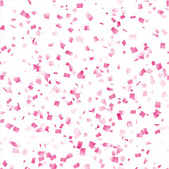Illustration vector of paper confetti overlay for party