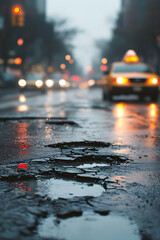 Urban Infrastructure Neglect: The Struggle with Potholes Amidst City Hustle