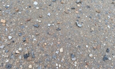 Close-up of textured gravel surface