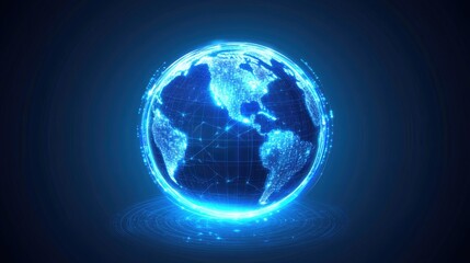 Global Network, A Digital Earth Representation