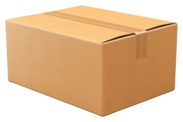 PNG Cardboard box carton white background.
