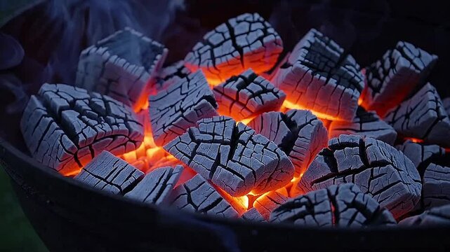 fire in the fireplace