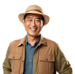 Fototapeta premium PNG Portrait adult smile photography.