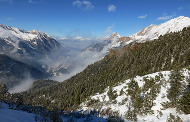Salzburg, Nationalpark Hohe Tauern, Stubachtal gegen Kitzbühler Alpen