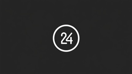 24/7 Availability: Minimalist Design Concept