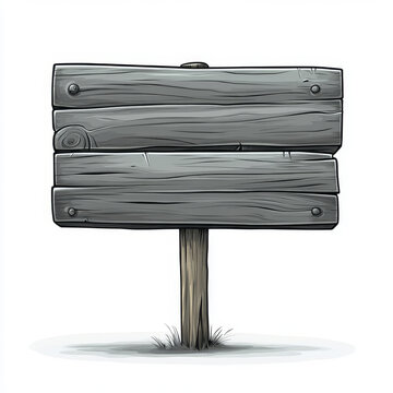 Grunge wooden sign
