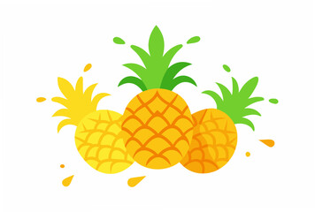 vector illustration of pineapple