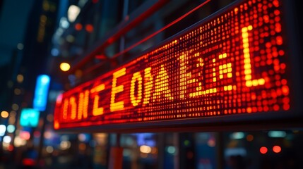 Invest Responsibly message on a digital stock market display promoting ethical investing, moral investment decisions, and financial responsibility