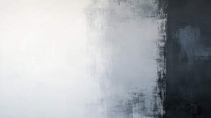 Monochromatic Abstract Art: A Study in Gray Scale and Texture Contrast