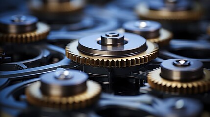 Precise Interlocking Gears: A Symphony of Metal and Precision