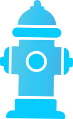 Fire Hydrant Silhouette Vector Icon Crisp & Detailed.
