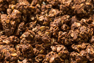 Homemade Healthy Chocolate Granola Breakfast Cereal