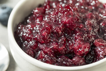 Sweet Homemade Organic Blueberry Jam