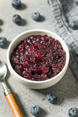 Sweet Homemade Organic Blueberry Jam
