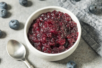 Sweet Homemade Organic Blueberry Jam