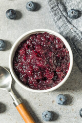 Sweet Homemade Organic Blueberry Jam