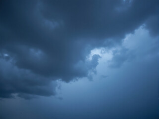 Obraz premium Ominous Dark Storm Clouds