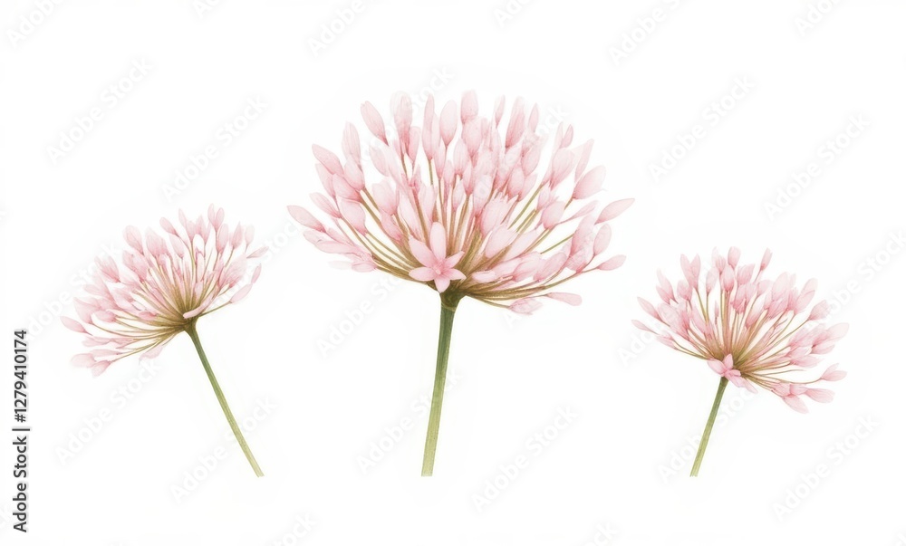 Canvas Prints Delicate pink flowers in bloom