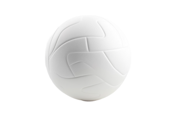 Volleyball ball on transparent background.
