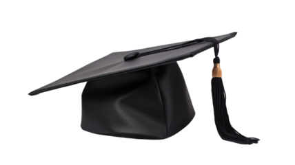Graduation hat, academic cap on transparent background PNG.

