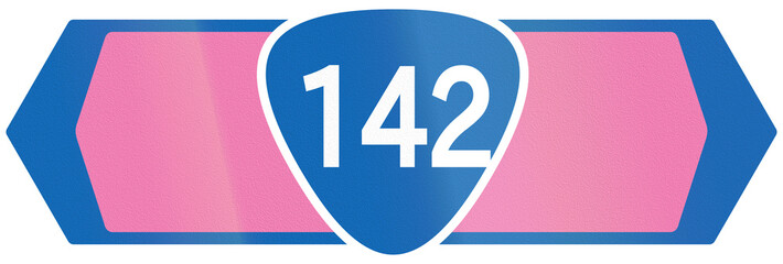 Japanese road sign - National Route Sign