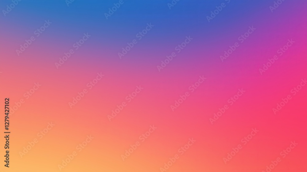 Poster A smooth gradient transitioning between complementary colors