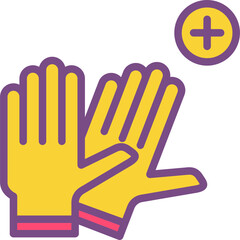 Protective Color Line Icon