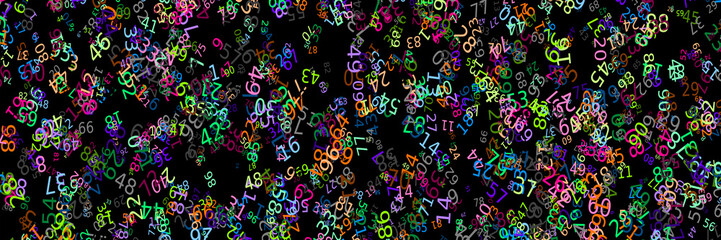 numbers as a concept of mathematics and randomness of random numbers with varying rotation and many...