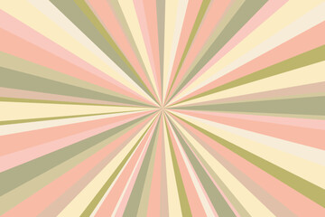 Pop art radial colorful comics book magazine cover. Striped color digital background. Cartoon funny retro pattern strip mock up. Vector halftone illustration. Sunburst, starburst shape.