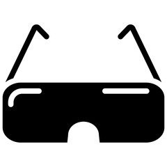  Protective Goggle Glyph Icon