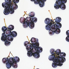 blueberries and raspberries