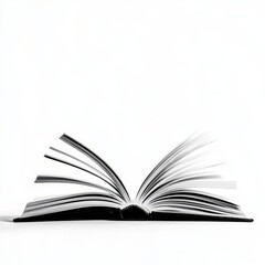 Open Book: A world of stories and knowledge awaits discovery and exploration.