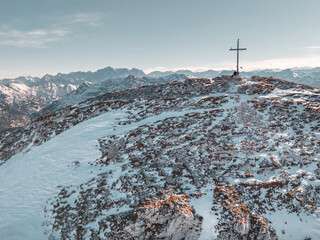 Mountain range in the Bavarian Alps