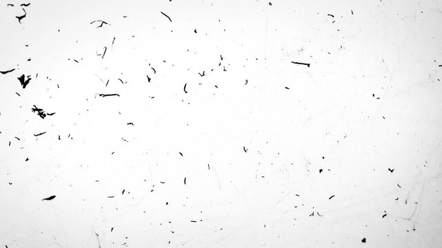 Abstract Dust, scratches, Texture Particles Against a Dark vintage. Super 8 doodle scribble overlay. High quality 4k footage