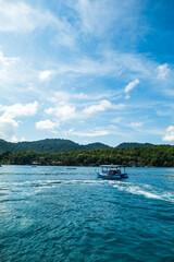 Weh Island, Pulau Weh, sea and beach landscape at Iboih beach in Aceh, Indonesia
