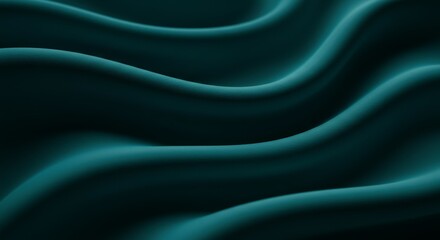 Teal Fabric Drape Texture - Elegant teal fabric with soft, flowing drapes. Perfect for backgrounds or design elements