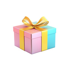 Obraz premium Gift-Wrapped Surprise Festive Occasion Product Photography Studio Setting Close-Up View Celebration Concept